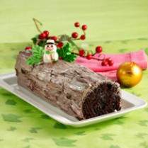 Cara membuat BROWNIES GULUNG NATAL - Resep Masakan Rumahan