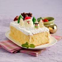 Cara membuat ANGEL CHEESE LOAF CAKE - Resep Masakan Rumahan