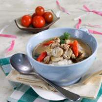 Cara membuat BUBUR TOMYAM AYAM - Resep Masakan Rumahan