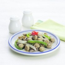 Cara membuat DAGING CAH JAMUR KANCING - Resep Masakan Rumahan
