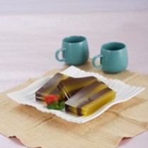 Cara membuat PUDING LAPIS COKELAT JERUK - Resep Masakan Rumahan