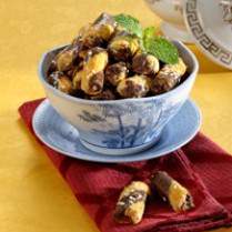 Cara membuat NASTAR GULUNG COKELAT PUTIH - Resep Masakan Rumahan
