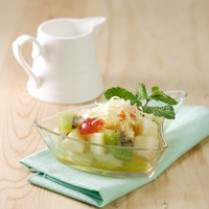 Cara membuat SALAD BUAH SAUS JERUK - Resep Masakan Rumahan