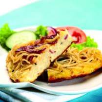 Cara membuat OMELET SPAGETI KARBONARA - Resep Masakan Rumahan