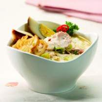 Cara membuat BUBUR AYAM KUAH KUNING - Resep Masakan Rumahan