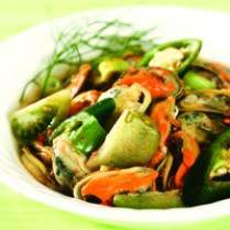 Cara membuat KERANG HIJAU MASAK CABAI BUMBU IRIS - Resep Masakan Rumahan