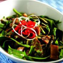 Cara membuat KANGKUNG TUMIS SAMBAL PETAI - Resep Masakan Rumahan