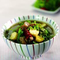 Cara membuat SAYUR DAUN LABU SUKIYAKI - Resep Masakan Rumahan