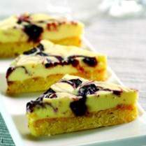Cara membuat BLUEBRRY ALMOND SLICES - Resep Masakan Rumahan