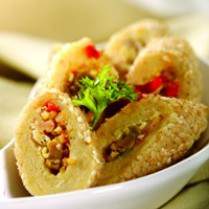 Cara membuat KROKET GULUNG LAPIS WIJEN - Resep Masakan Rumahan