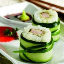 Cara membuat CUCUMBER ROLL SUSHI - Resep Masakan Rumahan