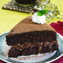 Cara membuat CAKE COKELAT ISI RENYAH - Resep Masakan Rumahan