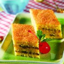 Cara membuat LABU KUNING LAPIS COKELAT KEJU - Resep Masakan Rumahan
