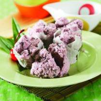 Cara membuat BOLU KUKUS TALAS MEKAR KETAN HITAM - Resep Masakan Rumahan