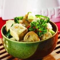 Cara membuat TAHU TUMIS JAMUR MERANG - Resep Masakan Rumahan