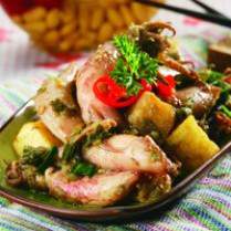 Cara membuat CUMI ASIN CABAI HIJAU - Resep Masakan Rumahan