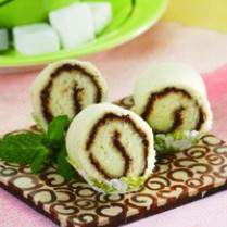 Cara membuat BOLU GULUNG KUKUS LAPIS COKELAT - Resep Masakan Rumahan