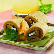 Cara membuat BOLU GULUNG MOKA KUKUS BERLAPIS CREPE - Resep Masakan Rumahan