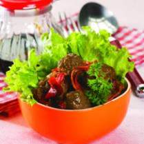 Cara membuat BOLA DAGING CABAI KERING - Resep Masakan Rumahan