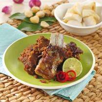 Cara membuat IGA KAMBING GORENG BUMBU POYAH - Resep Masakan Rumahan