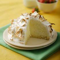 Cara membuat Meringue Bombe Lemon Cheese Ice Cream - Resep Masakan Rumahan