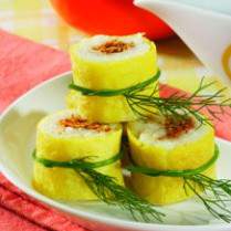 Cara membuat KETAN SERUNDENG AYAM GULUNG - Resep Masakan Rumahan