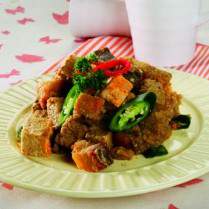 Cara membuat ONCOM MASAK IKAN ASIN - Resep Masakan Rumahan