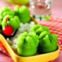 Cara membuat KUE MANGKUK PANDAN - Resep Masakan Rumahan