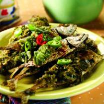 Cara membuat KEMBUNG GORENG BUMBU HIJAU - Resep Masakan Rumahan