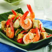 Cara membuat TAHU DAN UDANG BUMBU SERAI - Resep Masakan Rumahan