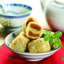 Cara membuat LAPIS KUE KERANJANG GORENG PANIR - Resep Masakan Rumahan