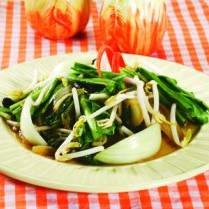 Cara membuat TUMIS CAISIM DAN TAOGE - Resep Masakan Rumahan