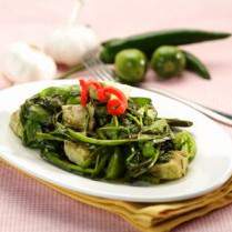 Cara membuat KANGKUNG MASAK SAMBAL TERASI - Resep Masakan Rumahan
