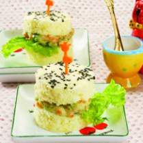Cara membuat CAKE SANDWICH ISI RAGOUT - Resep Masakan Rumahan