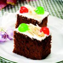 Cara membuat KUE POTONG COKELAT MERIAH - Resep Masakan Rumahan