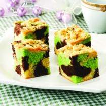 Cara membuat CAKE KACANG TIGA WARNA - Resep Masakan Rumahan