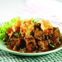 Cara membuat TAHU MASAK KACANG TOLO - Resep Masakan Rumahan