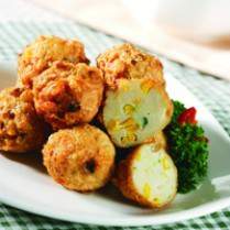 Cara membuat BOLA-BOLA IKAN BINTIK JAGUNG - Resep Masakan Rumahan