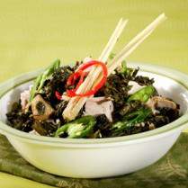 Cara membuat DAUN SINGKONG TUMIS IKAN TUNA - Resep Masakan Rumahan