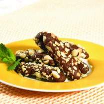 Cara membuat KUE JEMARI COKELAT TABUR KACANG - Resep Masakan Rumahan