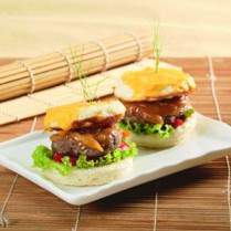 Cara membuat SANDWICH BURGER TERBUKA - Resep Masakan Rumahan