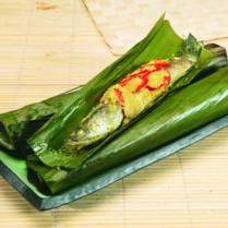 Cara membuat PAIS IKAN DALAM BUMBUNG - Resep Masakan Rumahan