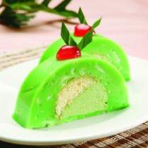 Cara membuat PUDING BUSA PANDAN BERCORAK - Resep Masakan Rumahan