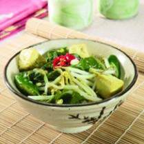 Cara membuat TUMIS TAOGE DAUN MELINJO BUMBU KUNING - Resep Masakan Rumahan