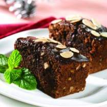 Cara membuat CAPPUCINO ALMOND BROWNIES - Resep Masakan Rumahan