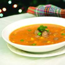 Cara membuat SUP MERAH BOLA-BOLA DAGING - Resep Masakan Rumahan