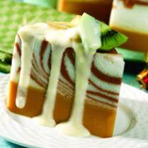 Cara membuat PUDING KARAMEL MARMER KOPI - Resep Masakan Rumahan