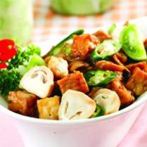 Cara membuat TUMIS TEMPE JAMUR MERANG - Resep Masakan Rumahan