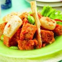 Cara membuat TEMPE GORENG PEDAS - Resep Masakan Rumahan