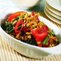 Cara membuat CAH KANGKUNG AYAM SUWIR BERBUMBU - Resep Masakan Rumahan